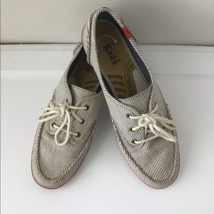 Keds Striped Boat Shoes